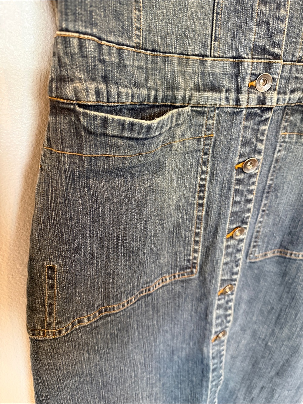 INC Vintage Denim Button-Up Dress - Picture 5 of 6